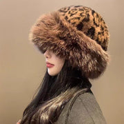 Leopard Print Women's Winter Hat