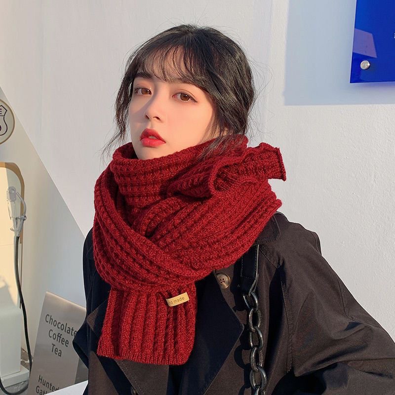 Stay Warm in Style Knitted Scarf