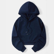 Cozy Cropped Hoodie for Women