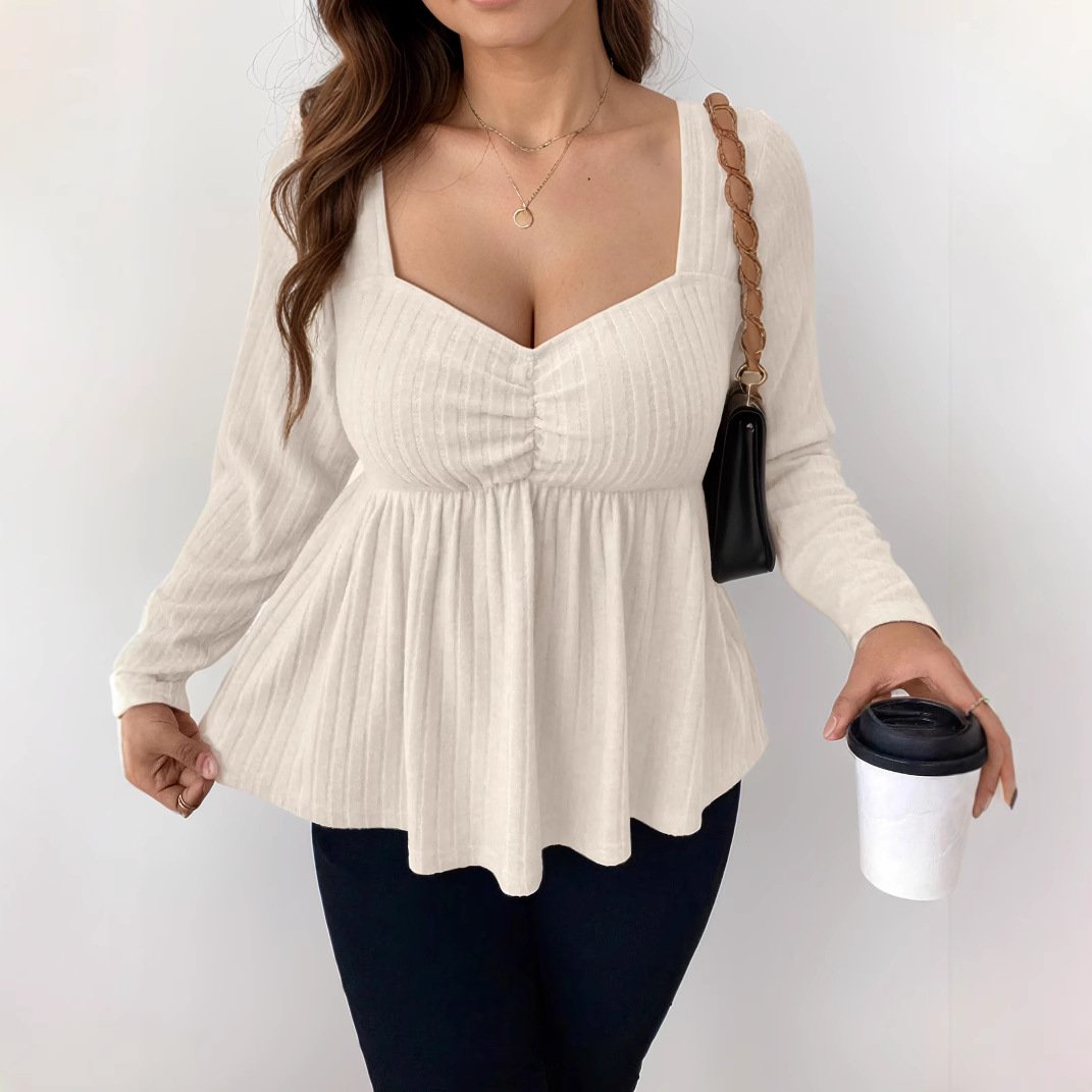 Elegant Slim-Fit Women's Long-Sleeve Tee