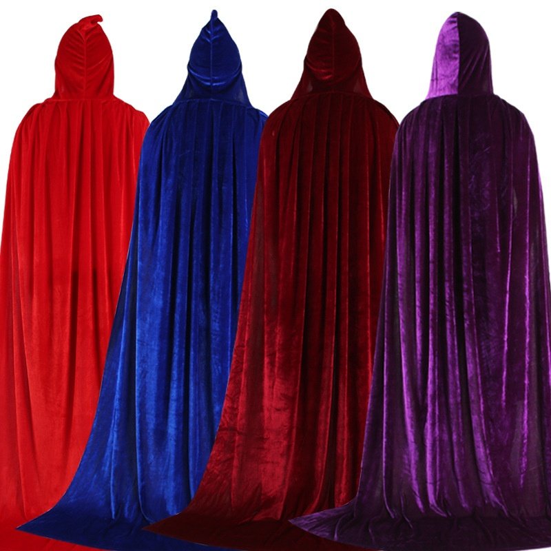 Velvet Halloween Cape for Adults and Kids