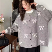 Loose Fit Women's Cardigan Sweater Coat