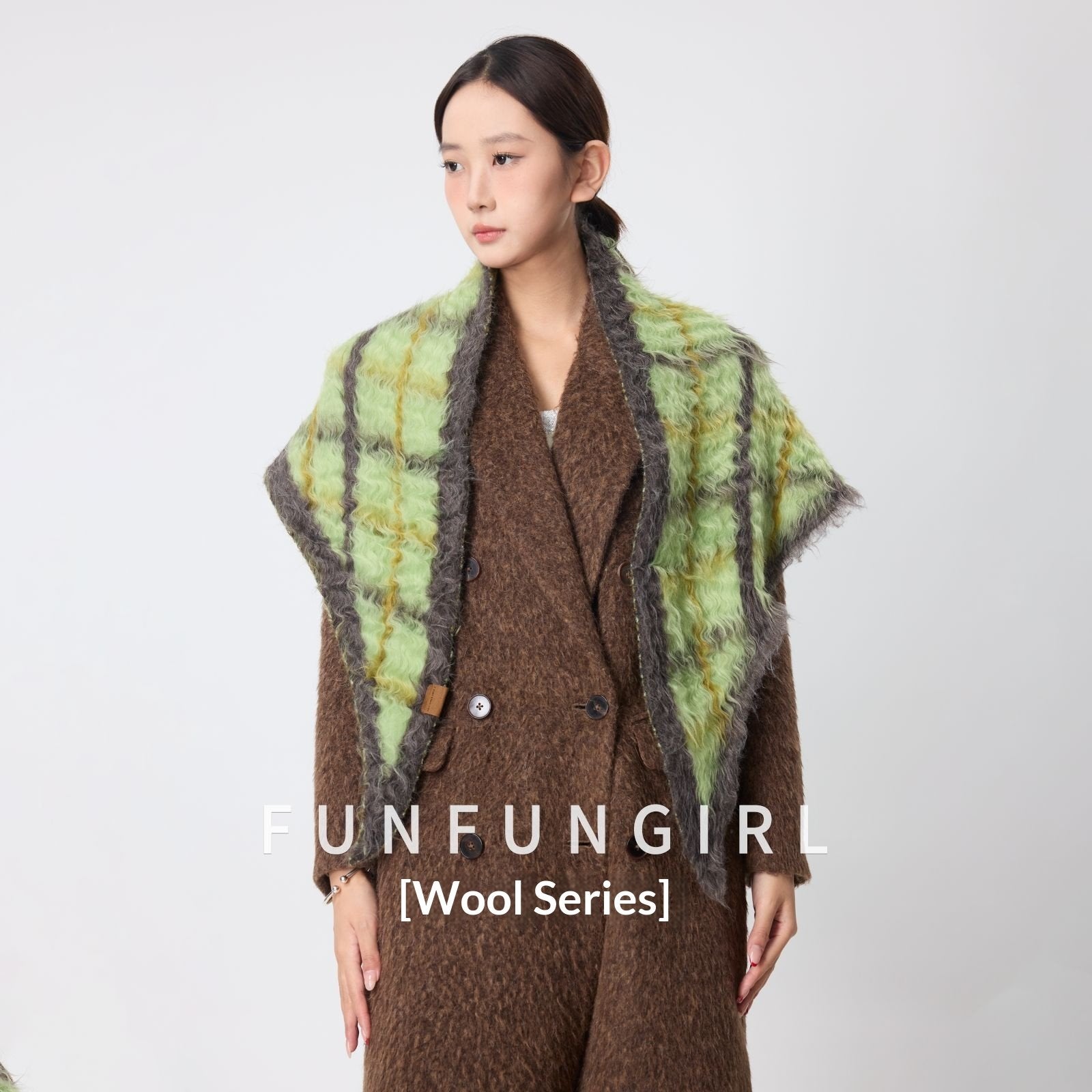 Women's Triangular Shawl Scarf for Cold Weather