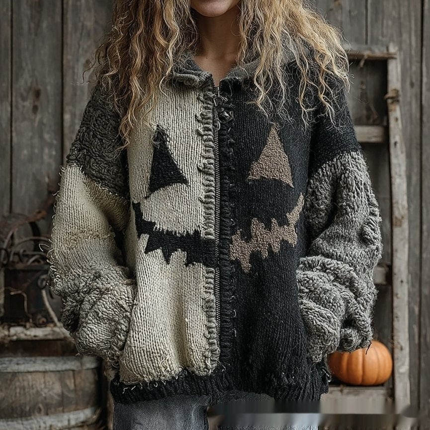 3D Digital Print Women's Cardigan Coat