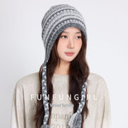 Warm Women's Retro Knit Beanie Wool Hat