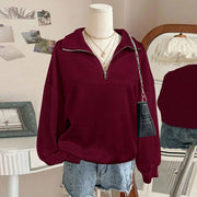 Cozy Women's Fleece Hooded Pullover Sweater