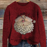 Women's 3D Print Fleece Sweater