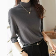 Women's Lightweight Mid-Sleeve Knit Base Layer Top