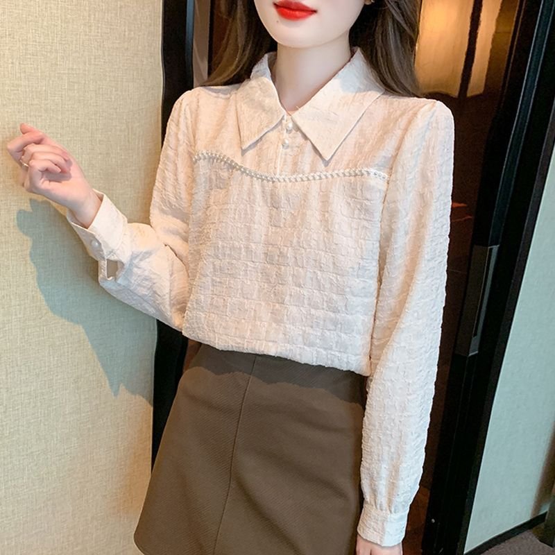 Elegant Long Sleeve Chiffon Shirt for Women