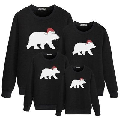 Cozy Cartoon Winter Outfits for Kids & Adults