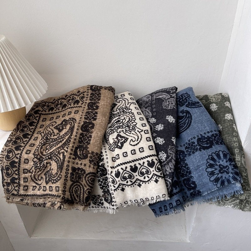 Soft Flannel Scarf for Women, Autumn & Winter Style