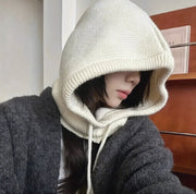 Warm Couple Ear Protection Knitted Hat Scarf Set
