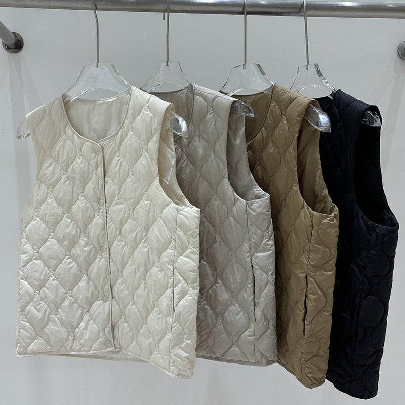 Lightweight Down Vest Jacket for Women