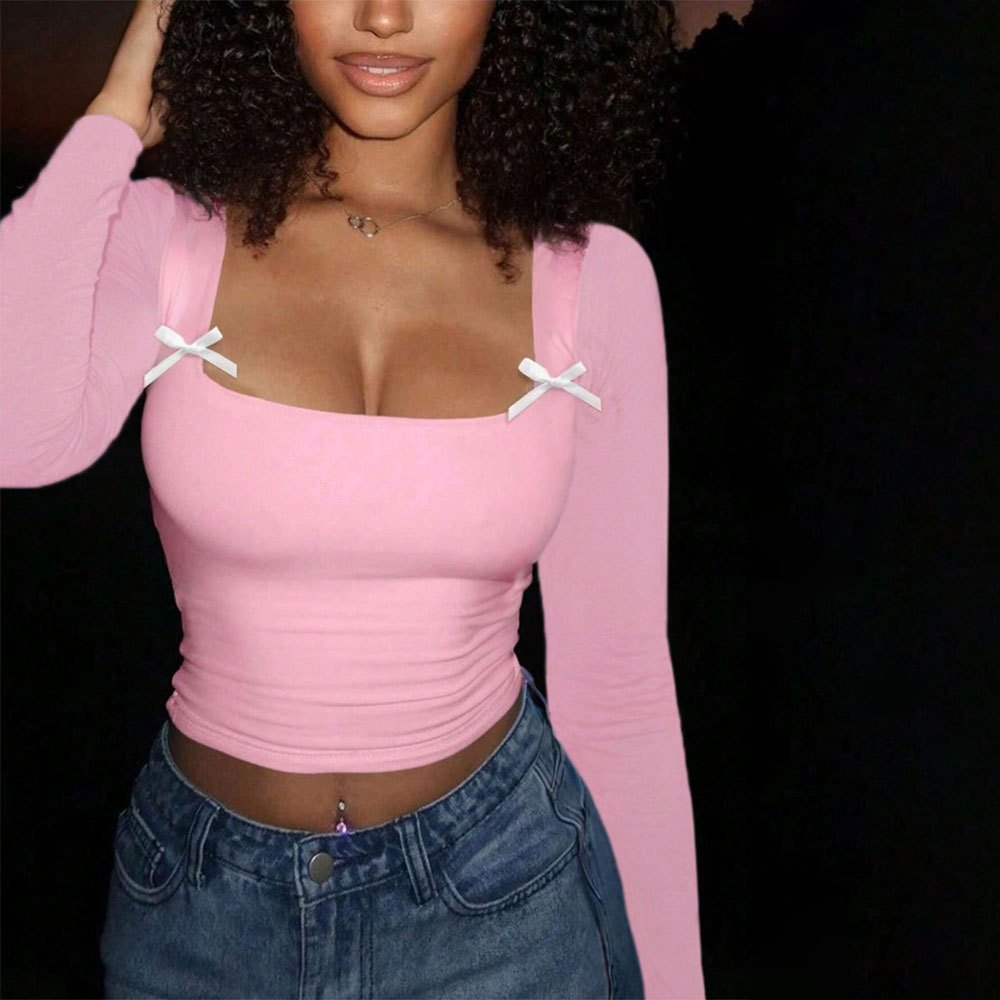 Sweet & Spicy Slim-Fit Long Sleeve Top