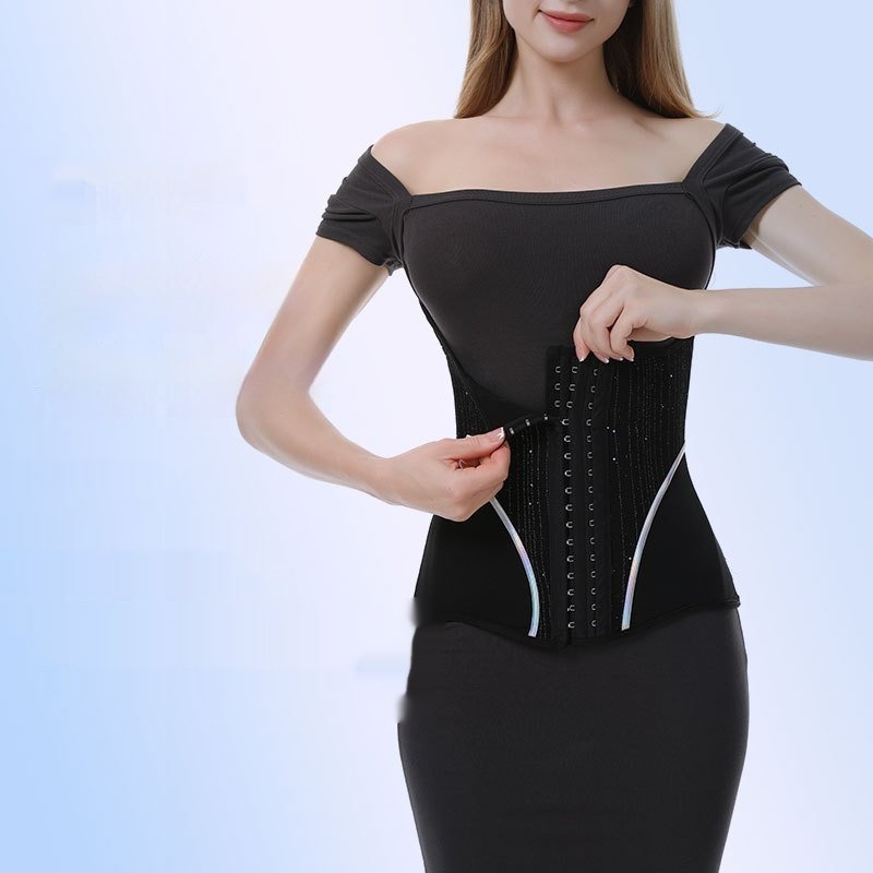 Summer Waist Trainer with Mesh & Leopard Print for Shapely Figure