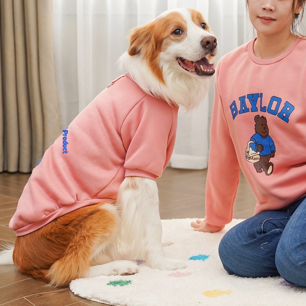 Cozy Fleece-lined Pet Clothes for Autumn & Winter