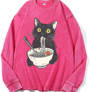 Retro Chic Long Sleeve Drawstring Hoodie