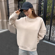 Retro Crewneck Sweatshirt for Women
