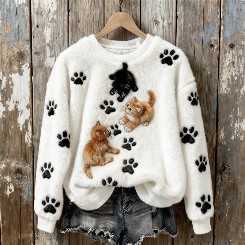 Cozy 3D Christmas Hoodie for Women