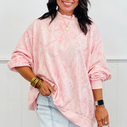 Women's Casual Long-sleeve Crewneck Sweatshirt