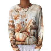 Cozy Women's Round-Neck Commuter Sweater