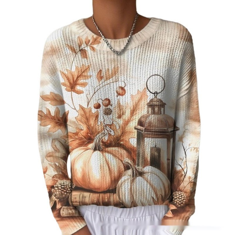 Cozy Women's Round-Neck Commuter Sweater