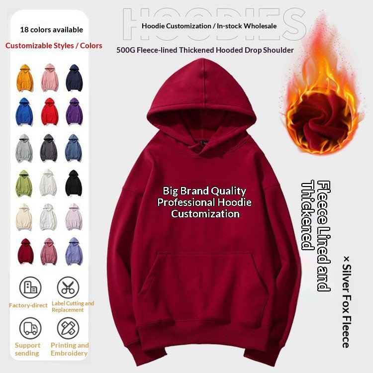 Custom Women's Velvet Hoodie with Long Sleeves