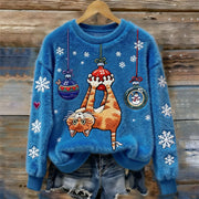 Cozy 3D Printed Christmas Hoodie for Women