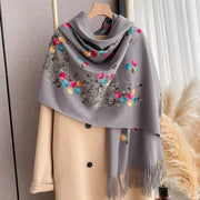 Stay Warm in Style with Long Tassel Scarf