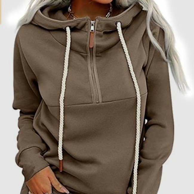 Cozy Velvet Hooded Sweater for Women