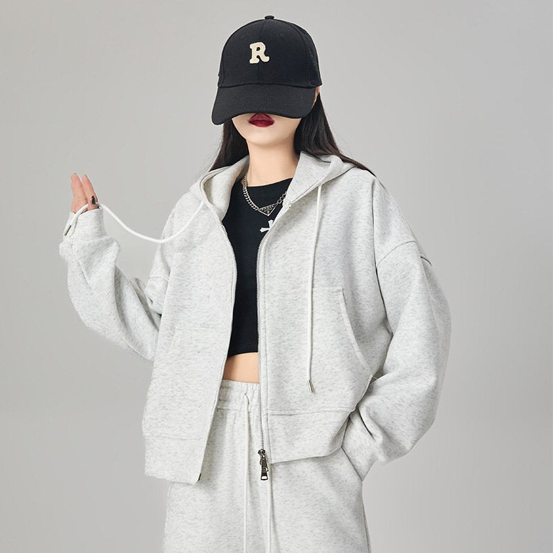 Loose-Fit Korean Casual Cardigan Jacket for Women