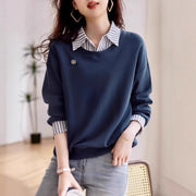 Elegant Women's Long-sleeve Sweatshirts - Perfect for Casual Wear