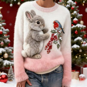 Cozy Christmas Flannel Hoodie for Women