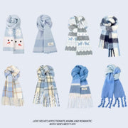 Warm Blue Scarf