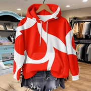 Cozy Printed Hoodie for Women