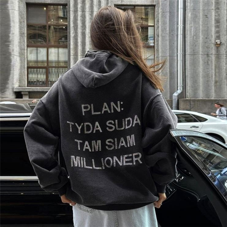 Loose-fit Hoodie Jacket for Women