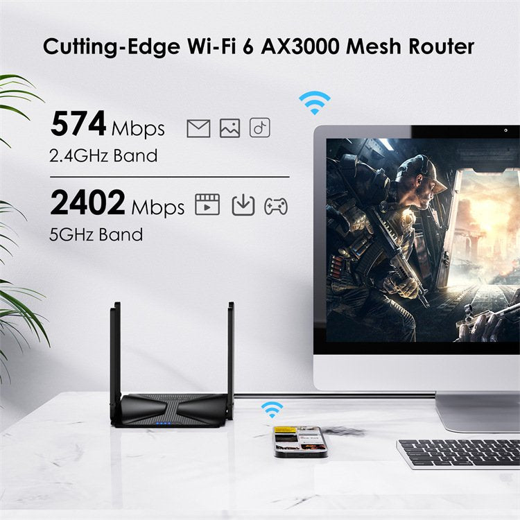 Ultra-Fast Wi-Fi 6 Router