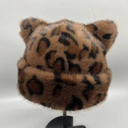 Warm Leopard Hat