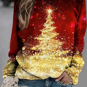 Cozy Christmas Long-sleeve Tee for Women