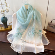 Elegant Silk Wrap Scarf