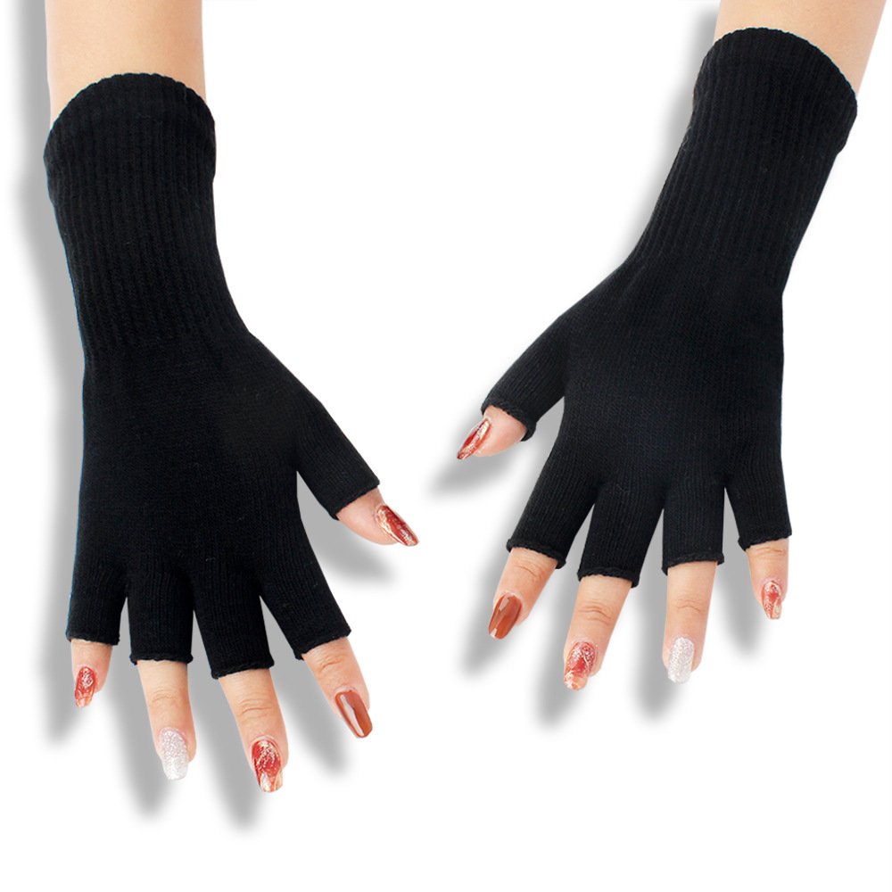 Stay Warm in Style: Half-Finger Thermal Gloves