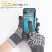 Warm Christmas Touchscreen Gloves for Outdoor Winter