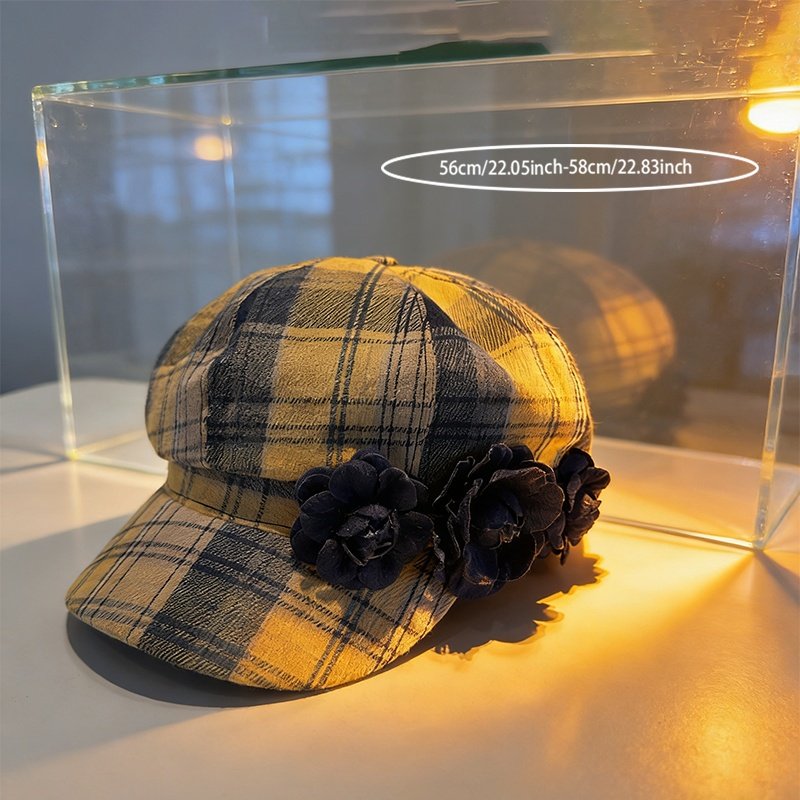 British-Style Painter Hat for Women, Versatile & Fashionable