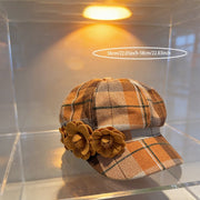 British-Style Casual Painter Hat for Women