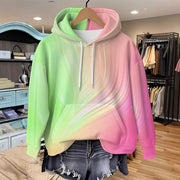 Tie-Dye Gradient Hoodie for Women