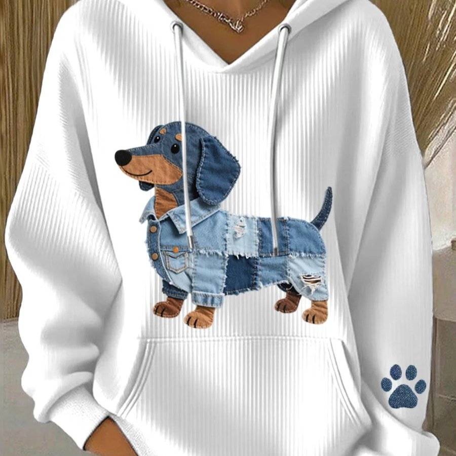 Cozy Cartoon Hoodie for Women