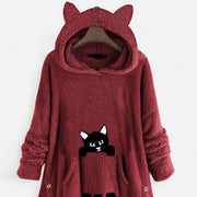 Cozy Plus-size Hoodie Coat for Women