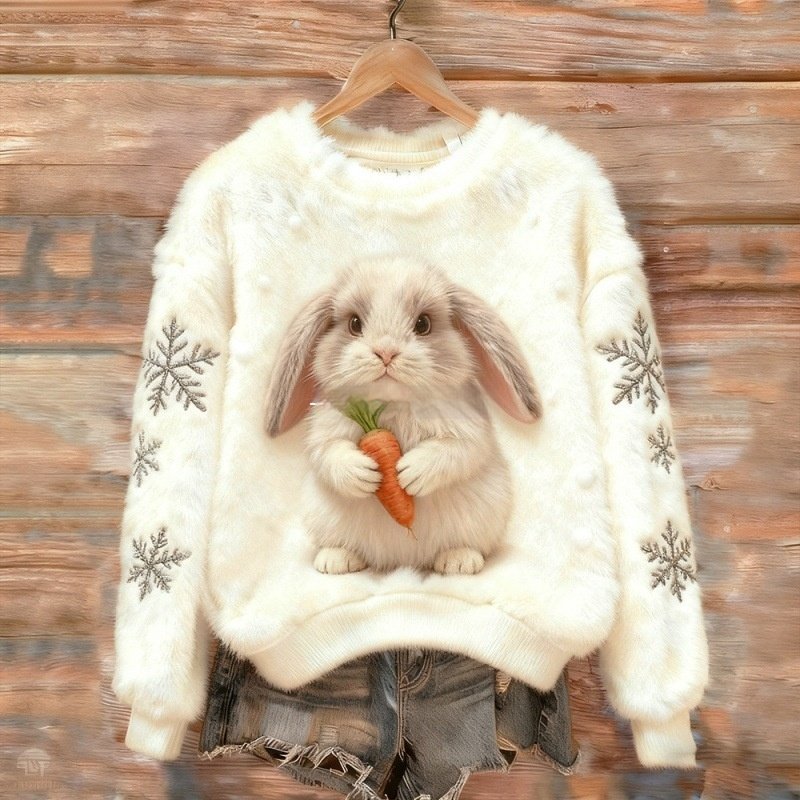 Cozy Winter Flannel Hoodie for Women