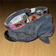 Slim Suede Leather Belt with Eye Motif