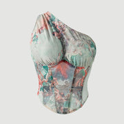 Print Camisole with Underwire Support & Slim Fit
